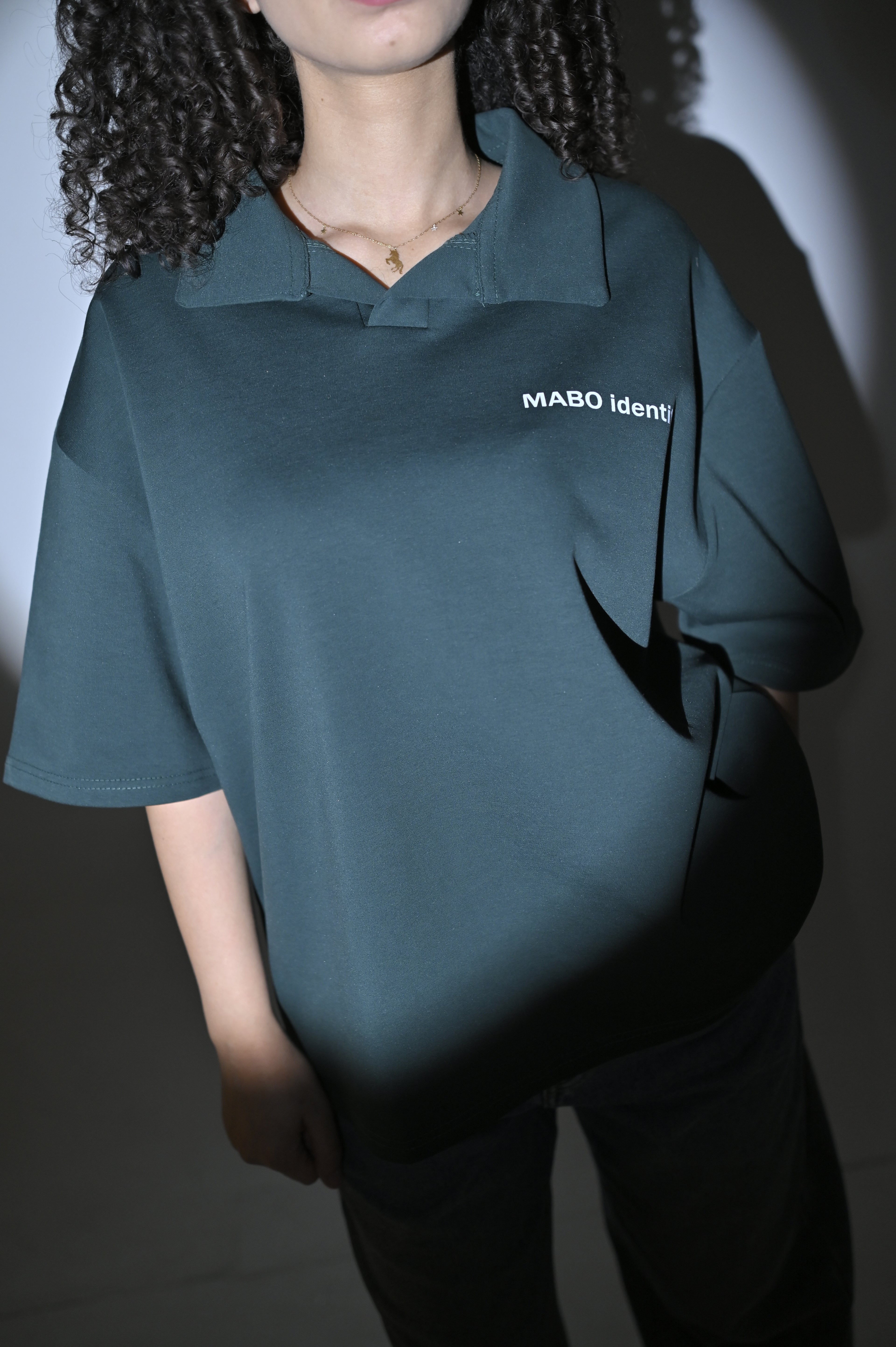 MABO Identity Polo – Dark Green | Boxy Fit