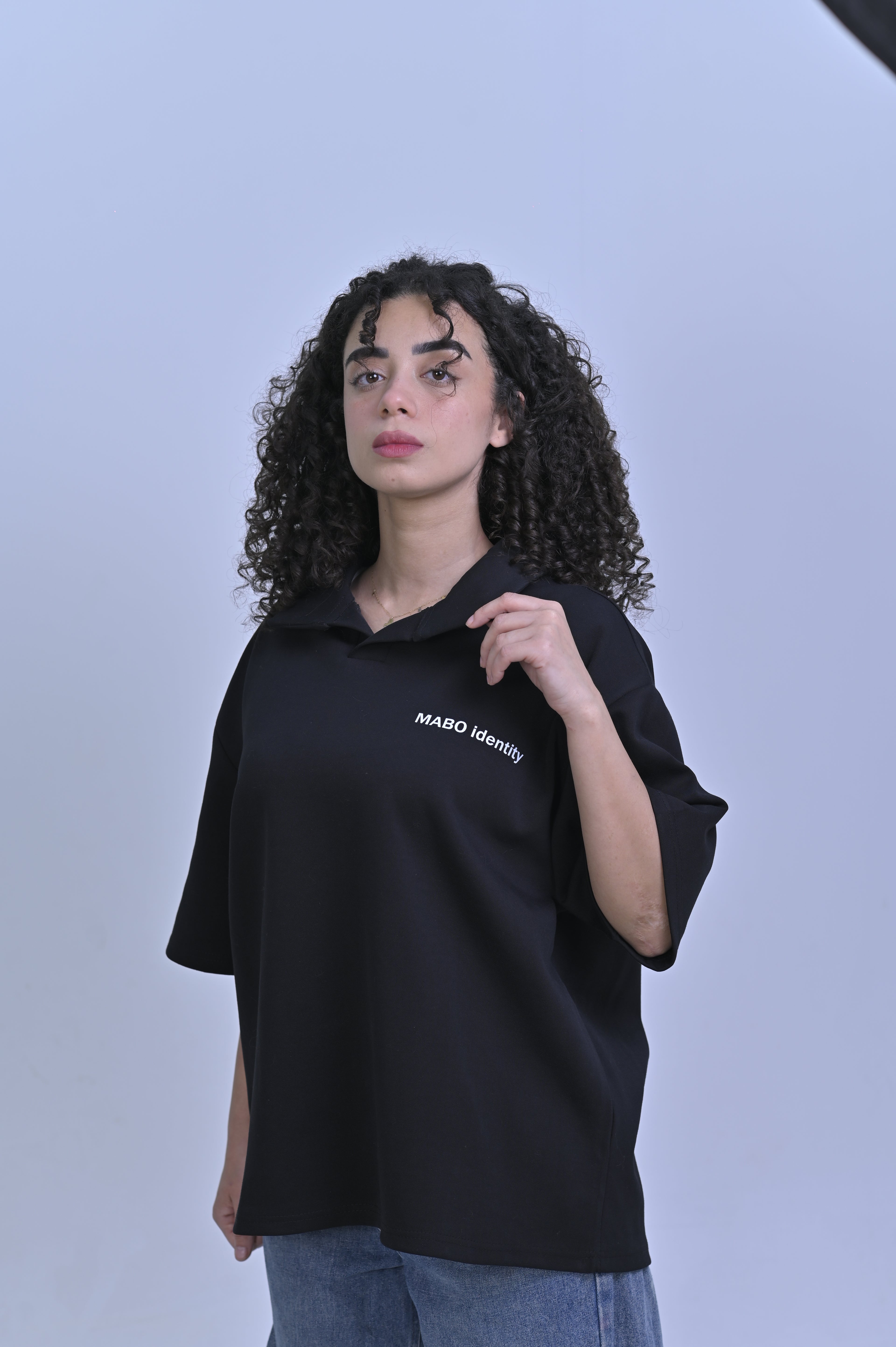 MABO Identity Polo – Black | Boxy Fit