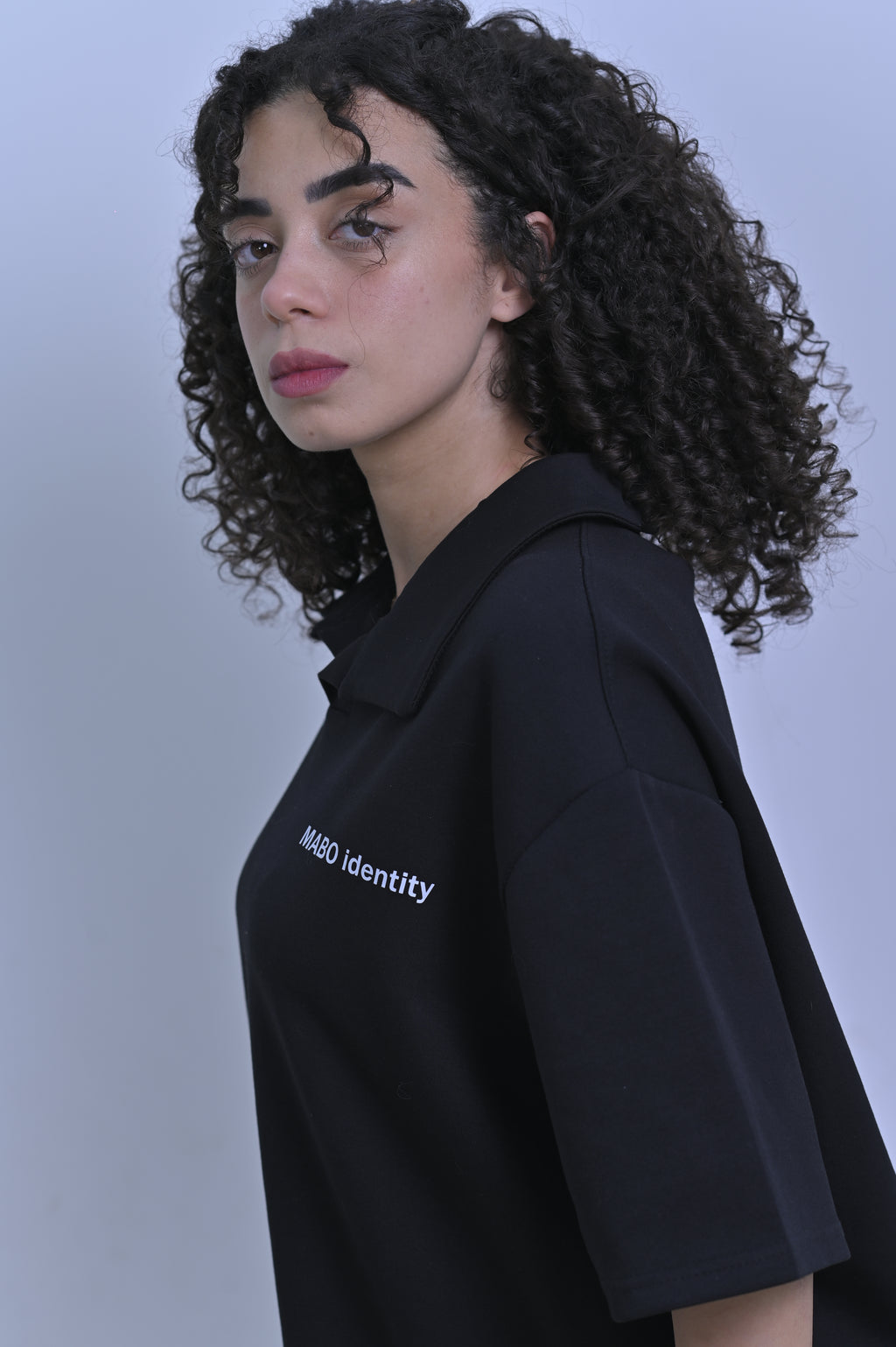 MABO Identity Polo – Black | Boxy Fit