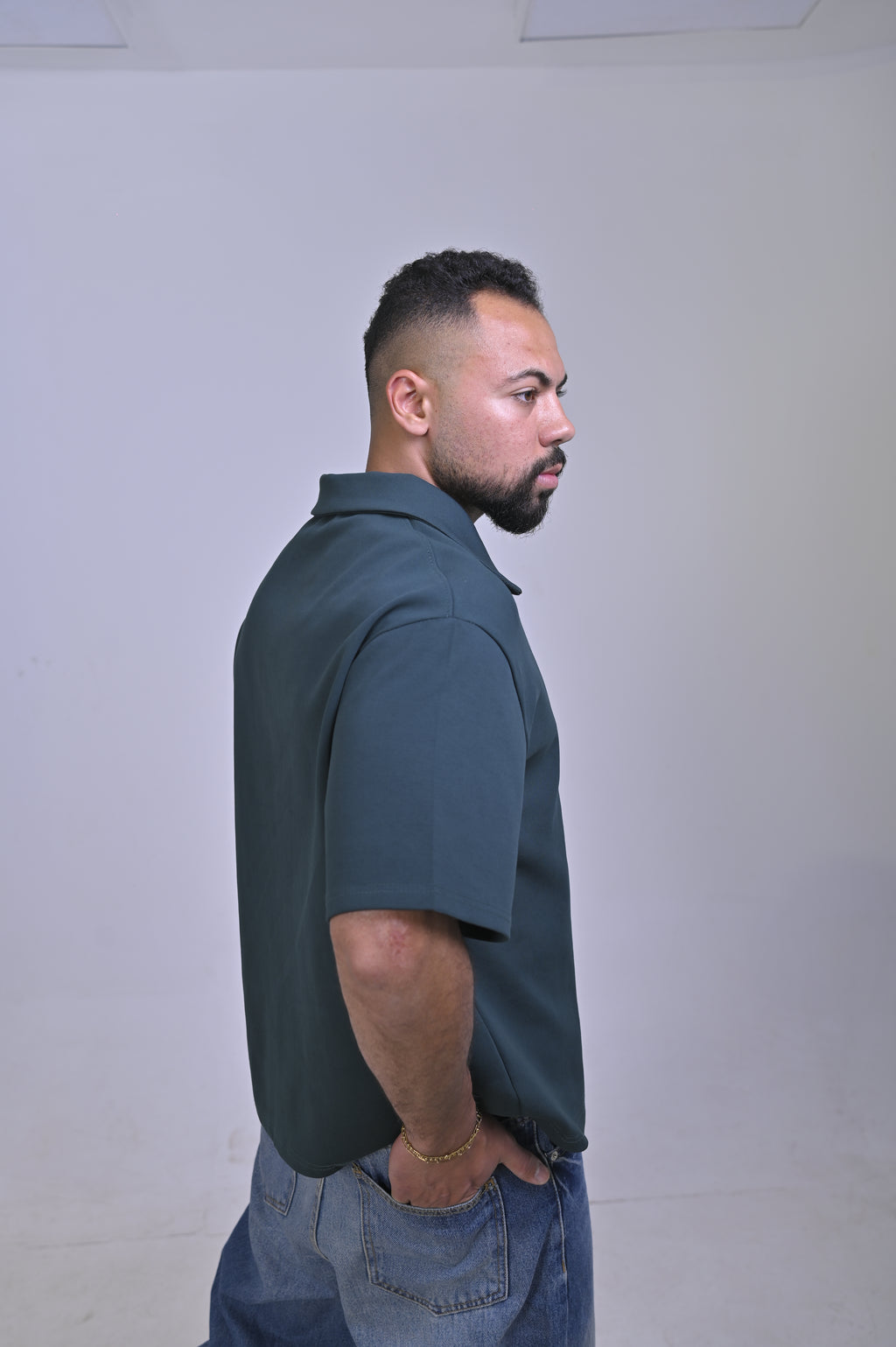 MABO Identity Polo – Dark Green | Boxy Fit