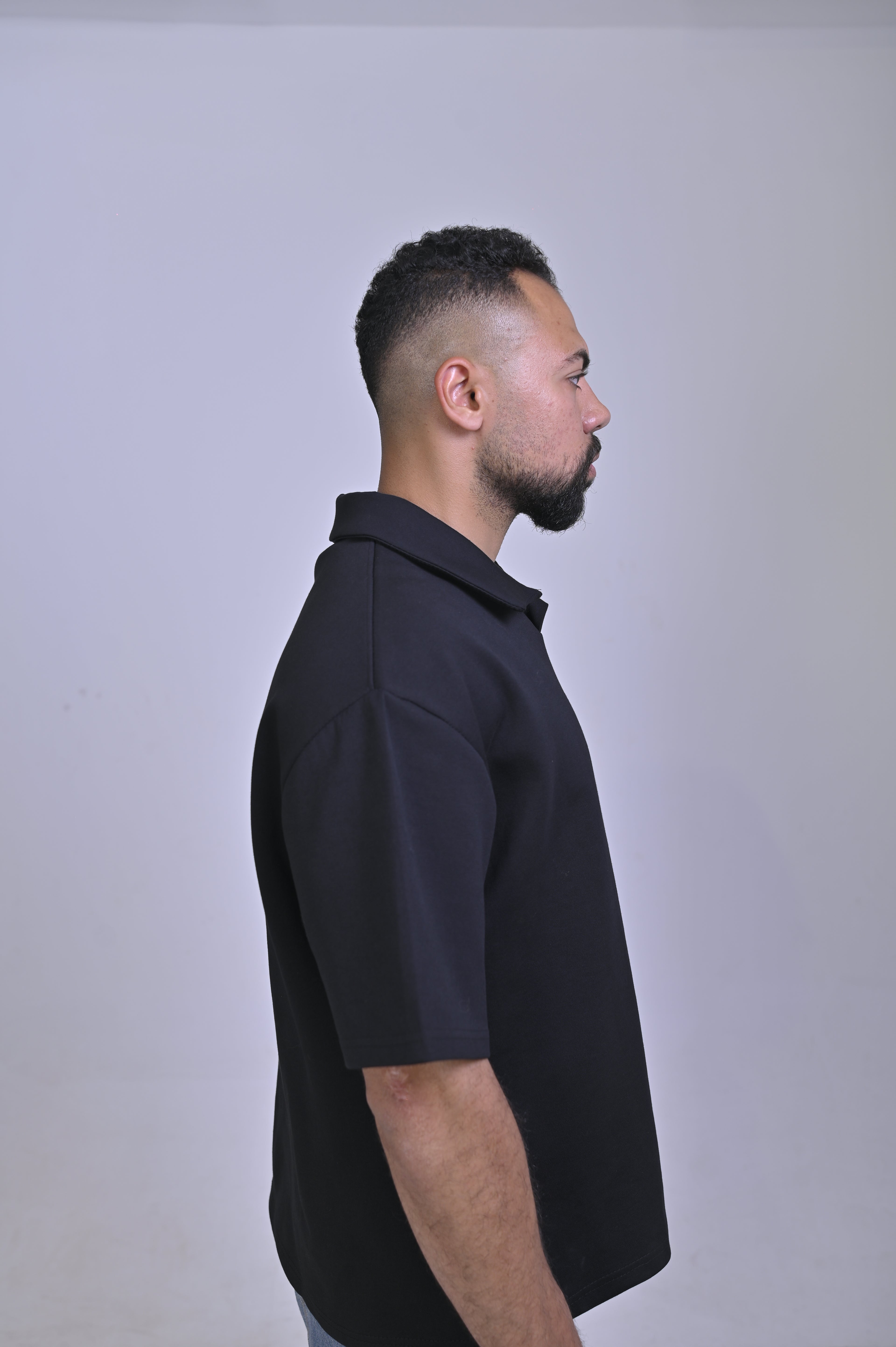 MABO Identity Polo – Black | Boxy Fit