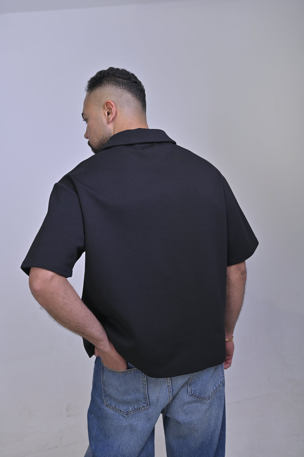 MABO Identity Polo – Black | Boxy Fit