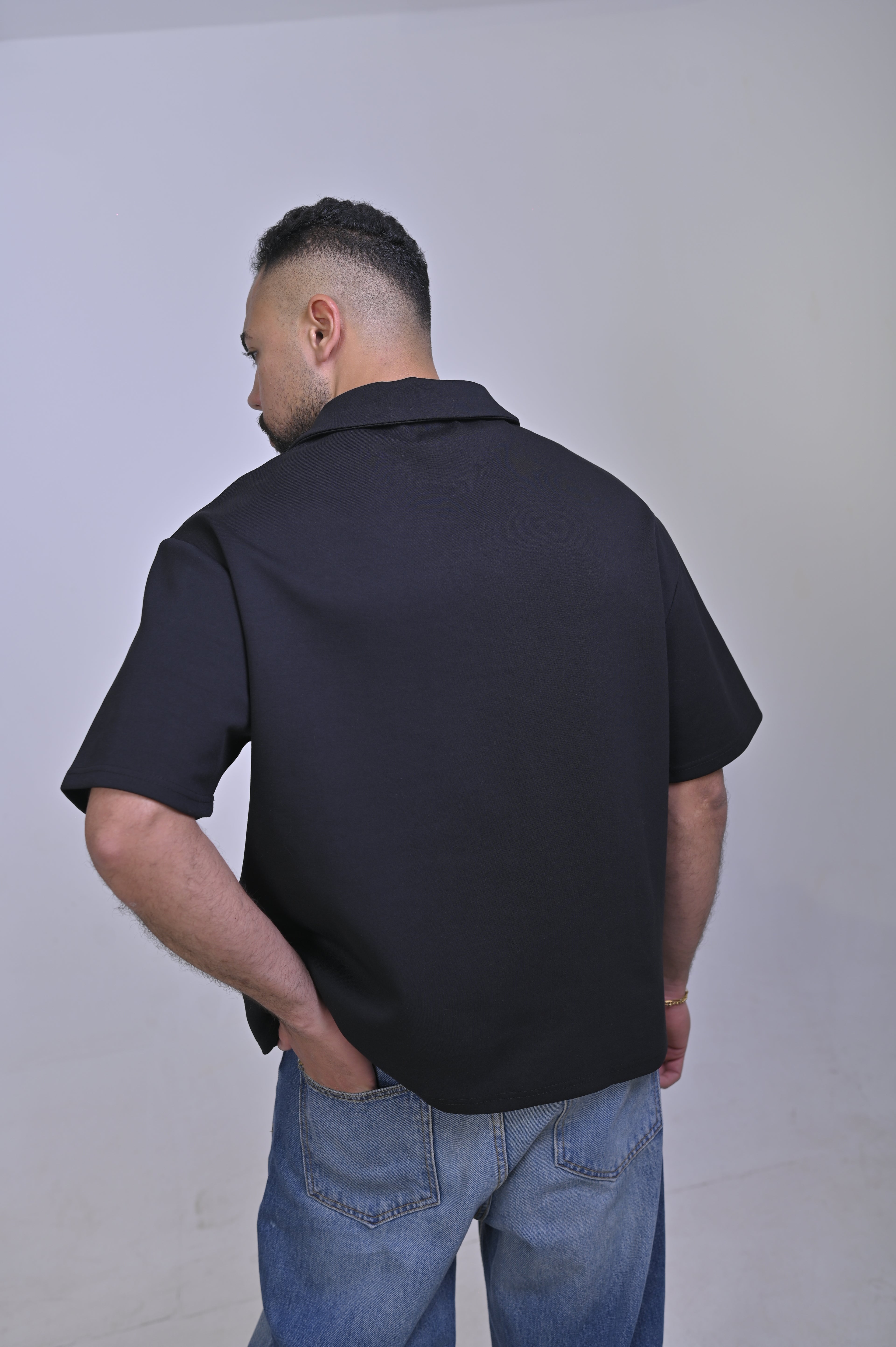 MABO Identity Polo – Black | Boxy Fit